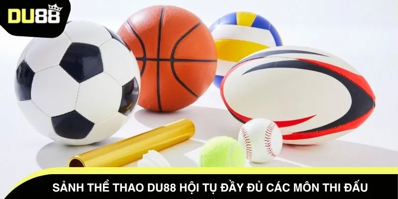 Sảnh thể thao DU88 hội tụ đầy đủ các môn thi đấu 